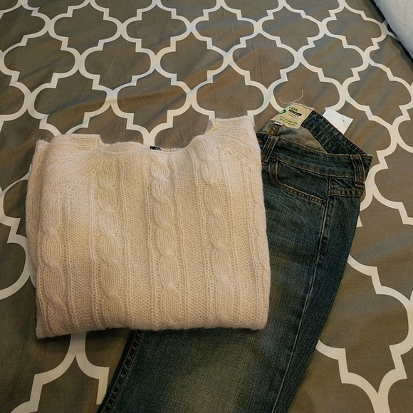 J. Crew Sweaters - J. Crew blush mohair blend cable sweater!